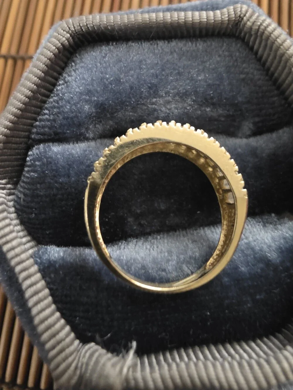 14k CZ Yellow Gold Ring (Vintage)